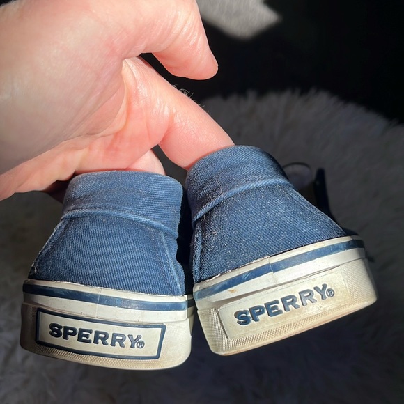 SPERRY navy blue women's boat dock shoes 8.5 - Picture 4 of 7
